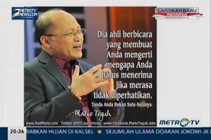 Mario Teguh-The Golden Ways: Tanda Anda Bukan Satu-satunya (5)
