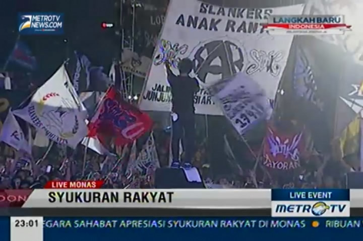 Band Slank jadi Penutup Acara Syukuran Rakyat