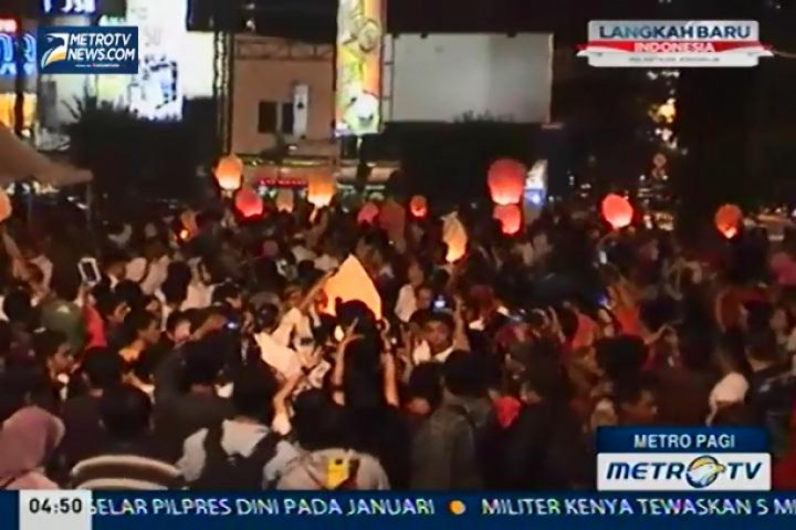 Pergelaran Pesta Rakyat di Berbagai Daerah Rayakan Pelantikan Jokowi-JK