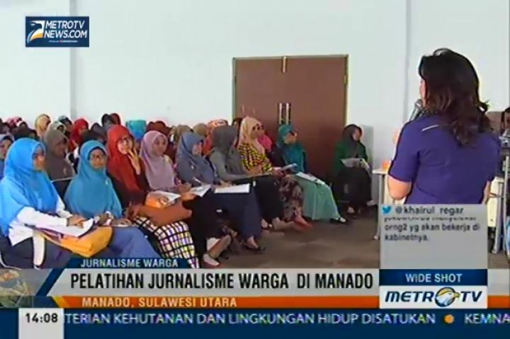 Tim Pelatihan Jurnalisme Warga Wide Shot Hadir di Manado
