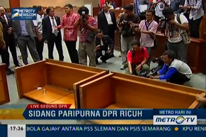 Persoalan Internal PPP Sebabkan Sidang Paripurna DPR Ricuh