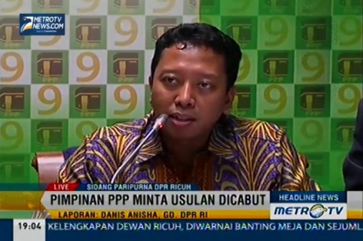 Romahurmuziy Minta Usulan dari Fraksi PPP Dicabut 