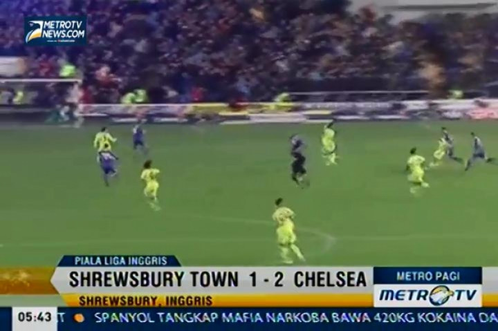 Chelsea Taklukan Shrewsbury Town 2-1 dalam Capital One Cup