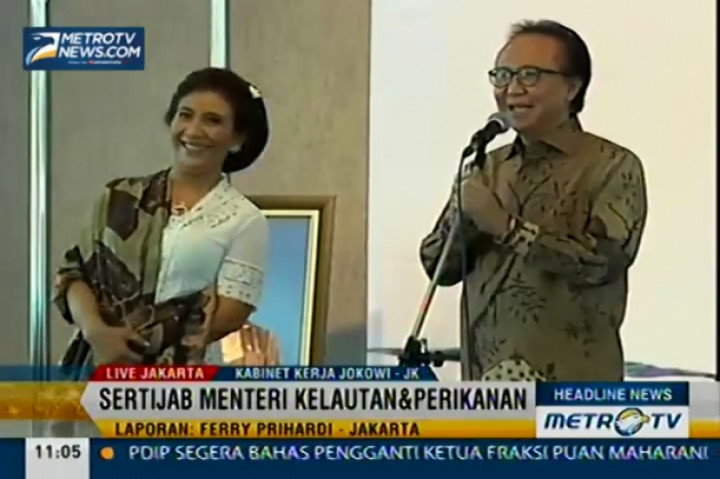 Sertijab Menteri Kelautan dan Perikanan Digelar Hari Ini