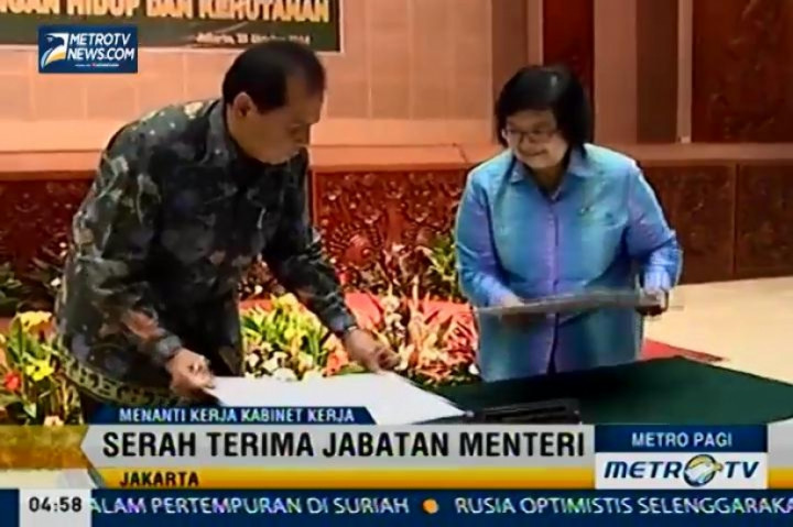 Sejumlah Menteri Baru Gelar Sertijab