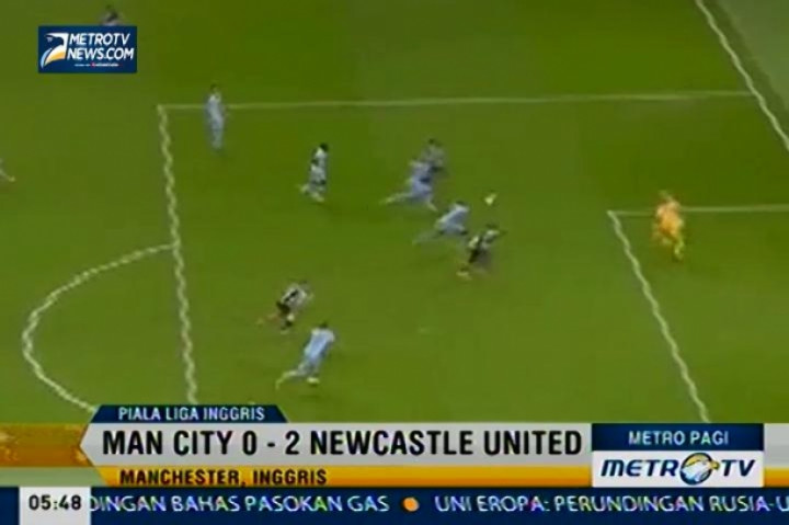 Manchester City Dipecundangi Newcastle United 0-2