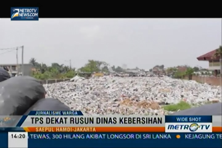 Tempat Pembuangan Sampah di Rusun Dinas Kebersihan