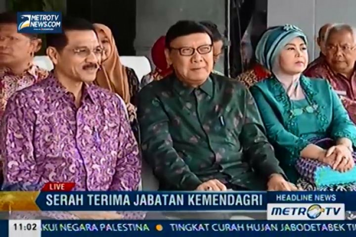 Serah Terima Jabatan Kementerian Dalam Negeri