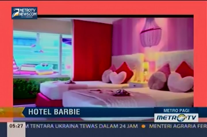 Hotel Hilton Wujudkan Fantasi Kamar Barbie