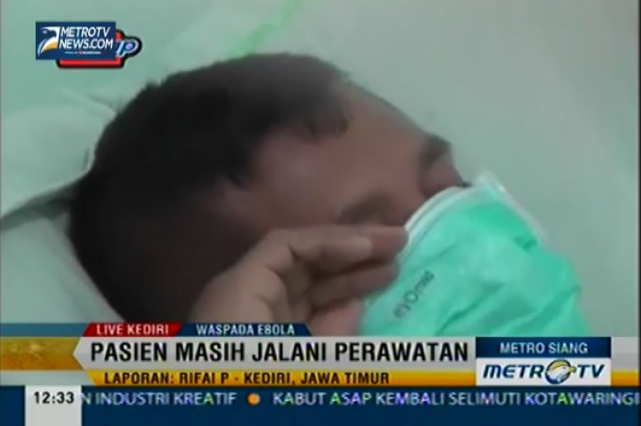 Pasien Terduga Ebola Menderita Demam Tinggi