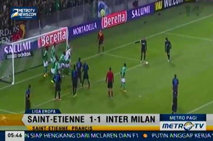 Inter Milan Ditahan Imbang St. Etienne 1-1