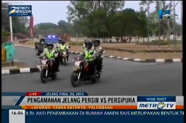 Pengamanan Stadion Diperketat Jelang Laga Final ISL 2014