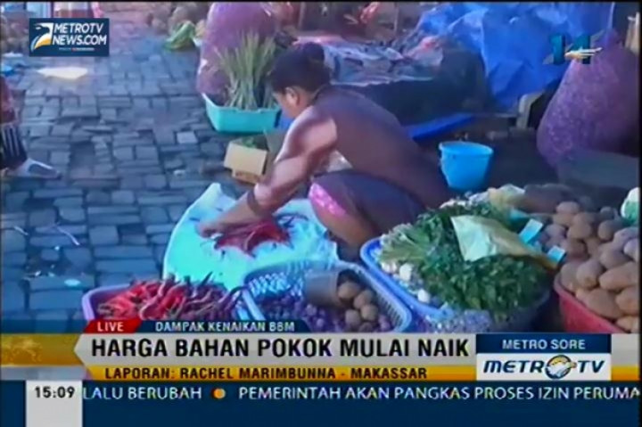 Harga Bahan pokok Mulai Naik di Makassar