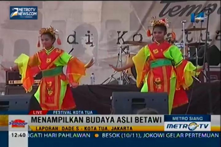 Festival Tempo Doeloe Tampilkan Budaya Asli Betawi