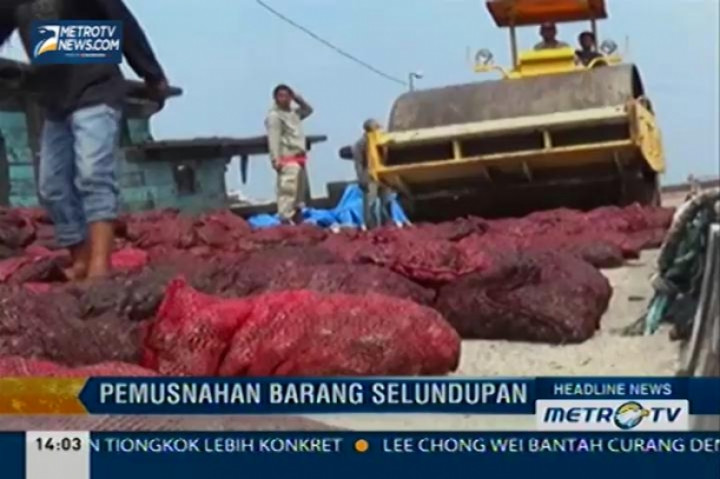 50 Ton Bawang Merah Selundupan Dimusnahkan 