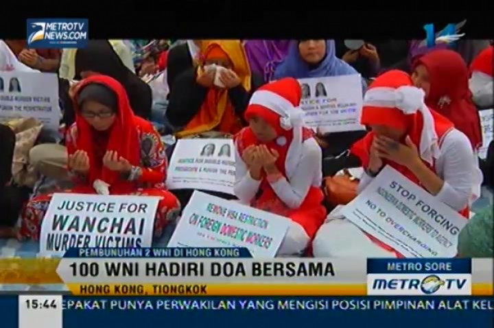 Ratusan WNI Hadiri Doa Bersama di Hongkong