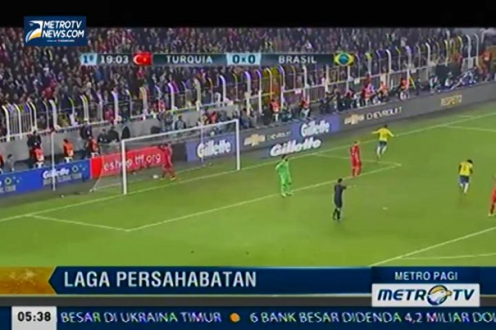 Brasil Lumat Turki 4-0 dalam Laga Persahabatan 