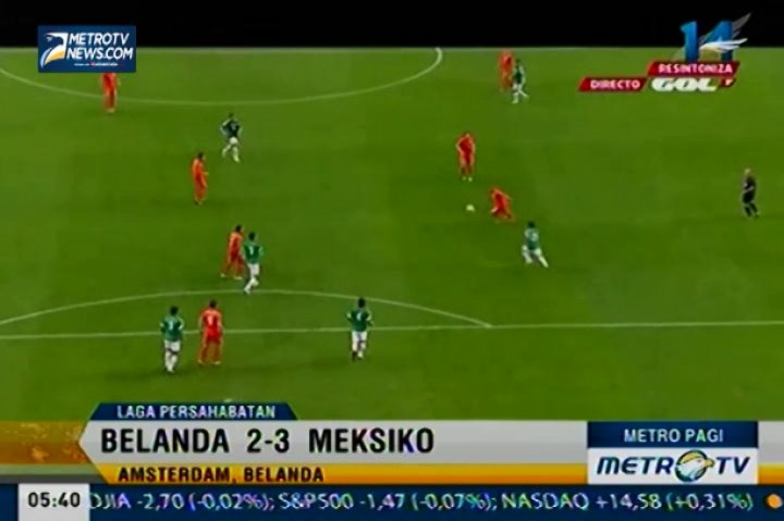 Belanda Dipermalukan Meksiko 2-3