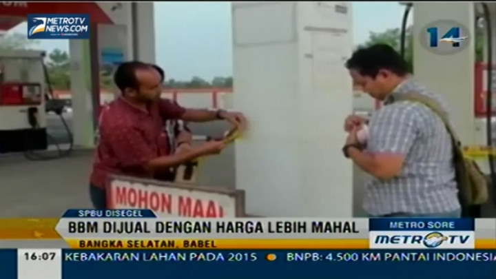 Salah Gunakan Pendistribusian BBM, Sebuah SPBU Disegel