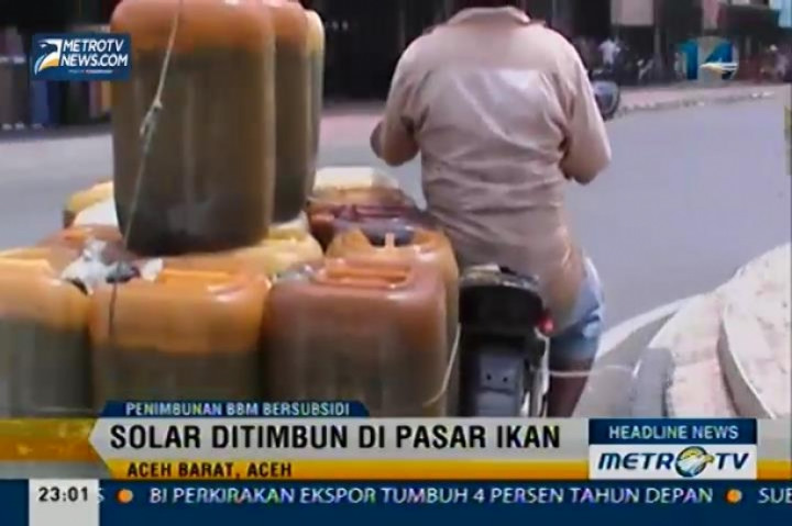 Penimbun BBM di Aceh Diduga Oknum Polisi 