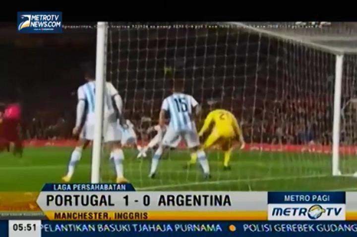 Portugal Menang Tipis atas Argentina 1-0 pada Laga Persahabatan