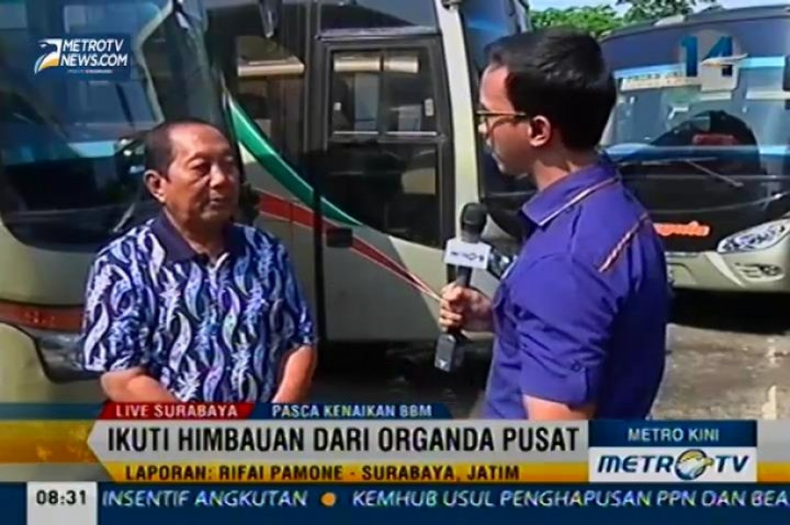 Sejumlah Otobus Ikuti Imbauan Organda Pusat