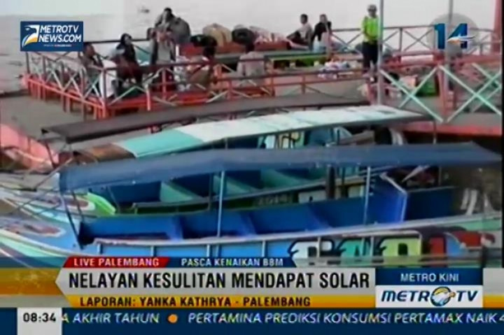 Sejumlah Nelayan di Palembang Kesulitan Mendapat Solar