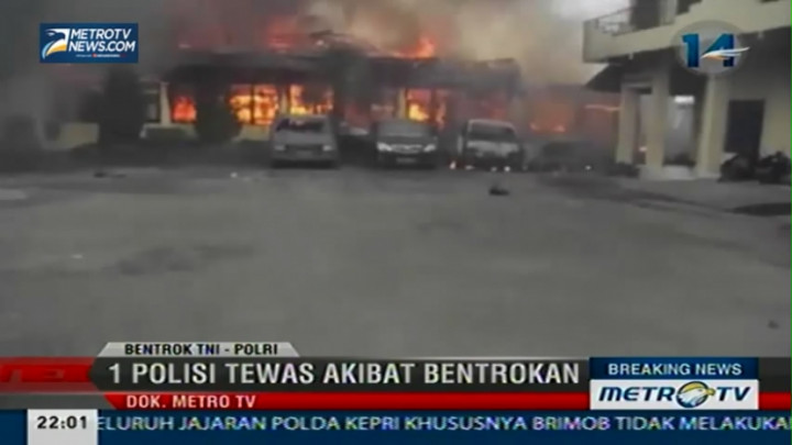 Berikut Kasus Bentrokan TNI-Polri yang Pernah Terjadi