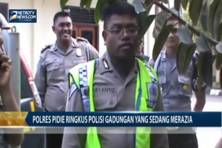 Polres Pidie Ringkus Polisi Gadungan yang sedang Merazia