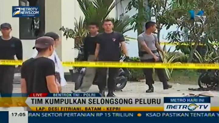 Hasil Olah TKP, Tim Investigasi Kumpulkan Selongsong Peluru 