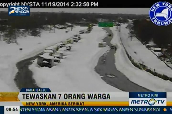 7 Tewas Akibat Badai Salju yang Melanda Amerika Serikat