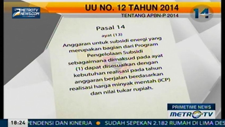 Primetime News: Alihkan Subsidi, Tuai Interpelasi (2)