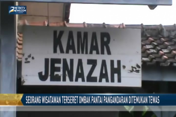 Seorang Wisatawan Terseret Ombak Pantai Pangandaran Ditemukan Tewas