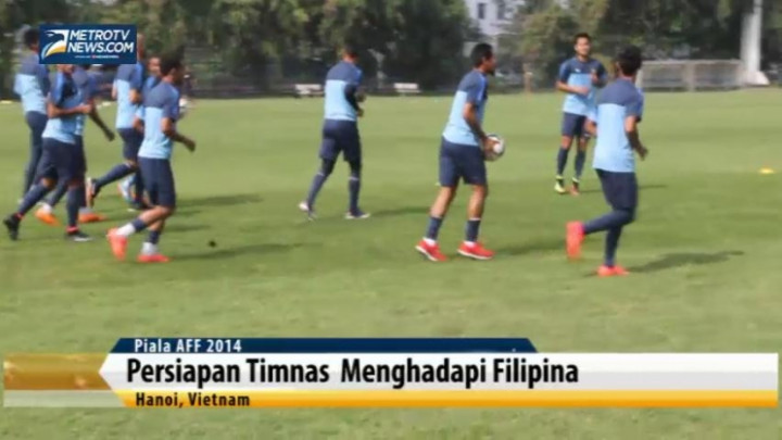 Timnas Indonesia Jalani Latihan Jelang Hadapi Filipina