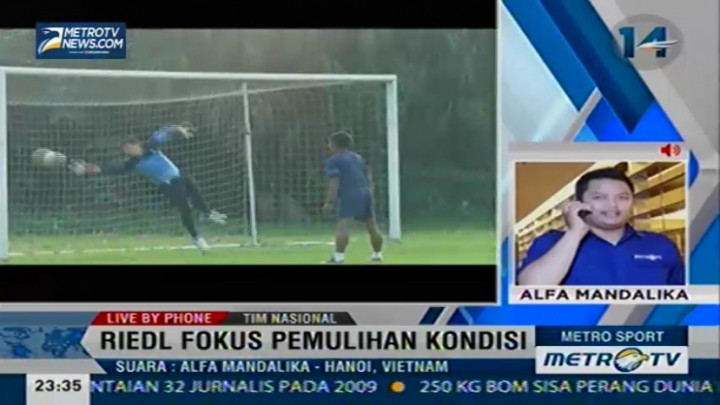 Gelar Latihan, Riedl Fokus Pemulihan Kondisi Pemain