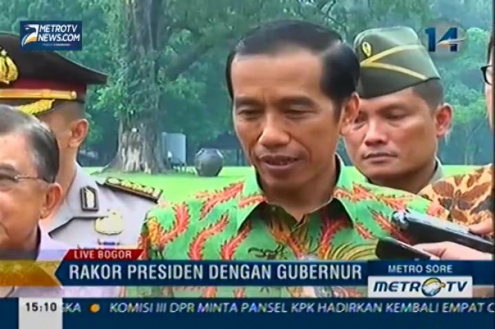 Jokowi: Pertemuan Ini Supaya Program Pusat dan Daerah Sinkron