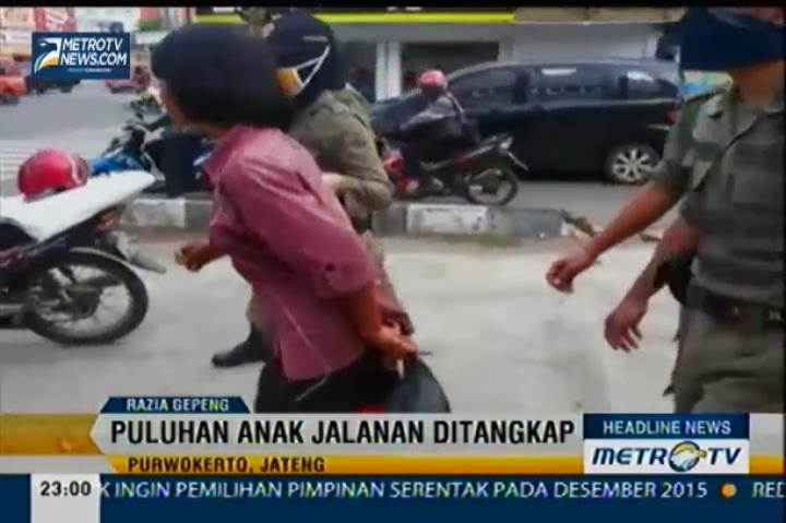  Puluhan Anak Jalanan di Purworejo Ditangkap Satpol PP
