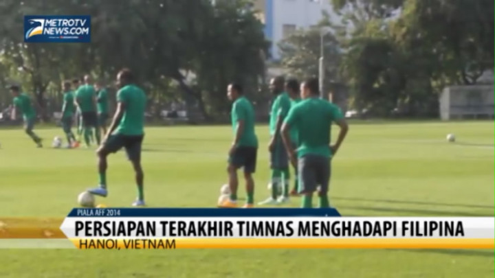 Persiapan Terakhir Timnas Menghadapi Filipina