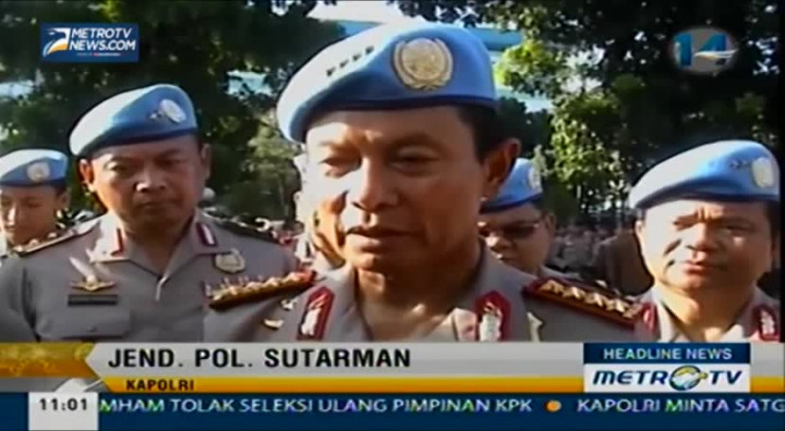 Kapolri Sutarman: Pemberitahuan Munas Sedang Kita Evaluasi 