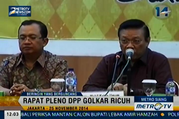 Agung Laksono Terpilih Menjadi Ketua Presidium Penyelamat Partai Golkar