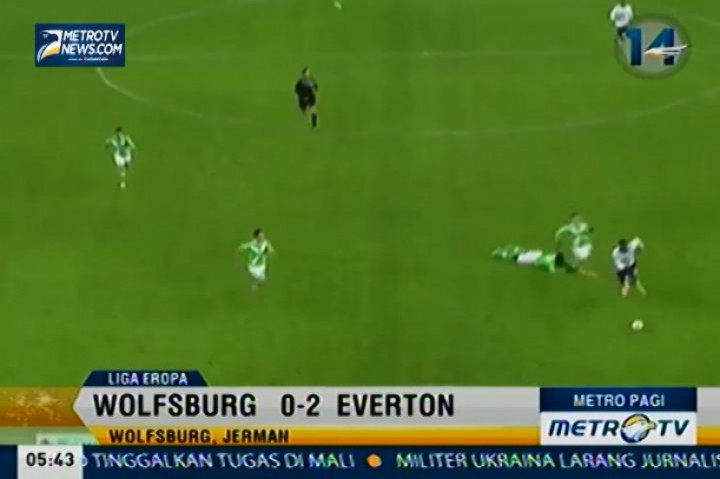 Everton Libas Wolfsburg 2-0 dalam Ajang Liga Eropa
