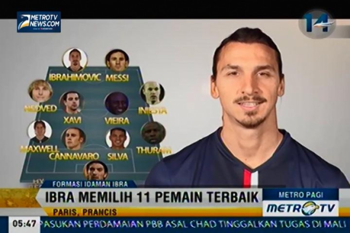 Inilah Formasi Dream Team Idaman Ibra