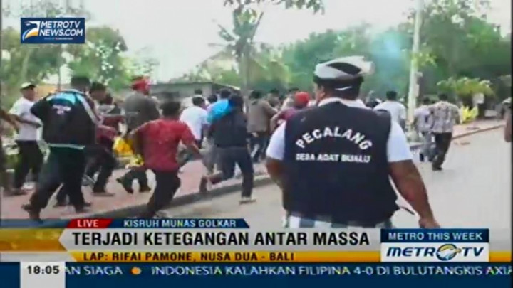 Munas Golkar di Bali Diwarnai Ketegangan antar Dua Kelompok Massa