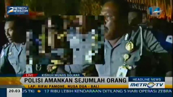 Kericuhan Kembali Terjadi di Depan Lokasi Munas ke-9 Golkar