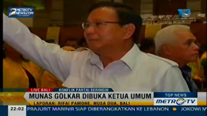 Munas ke-9 Golkar Dihadiri Pimpinan Koalisi Merah Putih