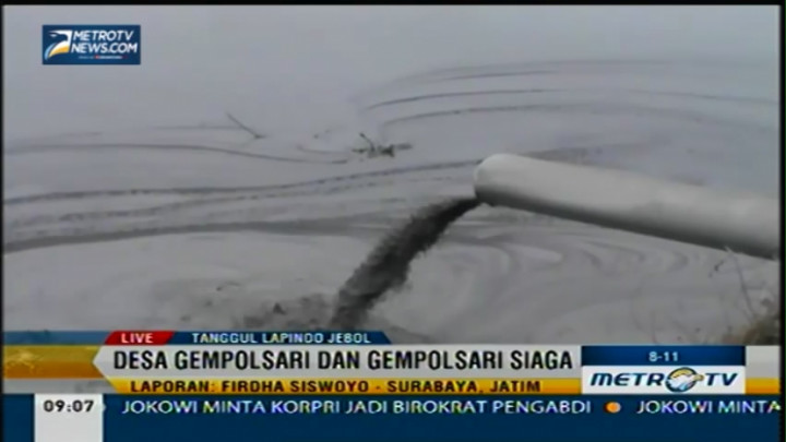 ​Tanggul Lapindo Jebol, BPLS Belum Bisa Tanggulangi Lumpur