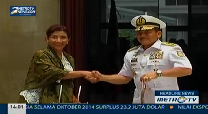 KKP Dibantu TNI AL Siap Tindak Nelayan Asing 