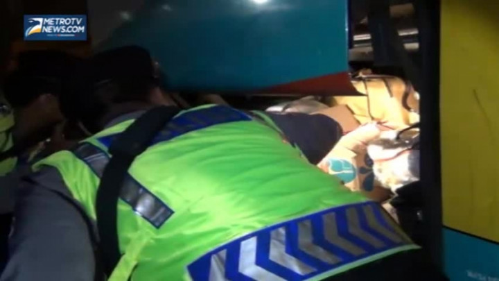 Antisipasi Tenaga Kerja Ilegal, Polresta Pekalongan Razia Bus