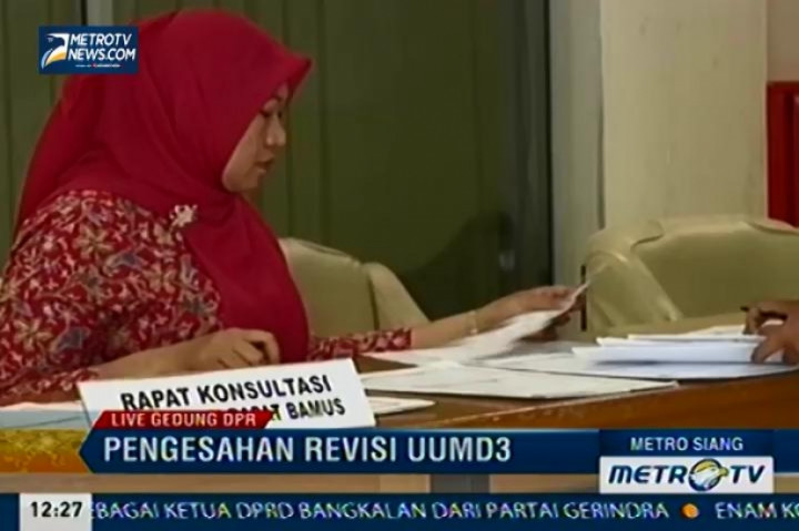 DPR Targetkan Revisi UU MD3 Selesai Sebelum 5 Desember 2014