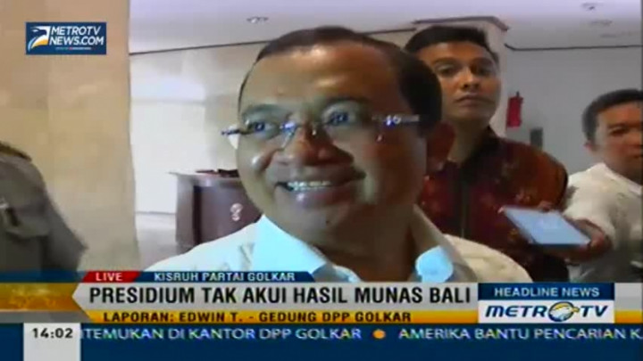  Tim Presidium Penyelamat Partai Golkar tidak Akui Hasil Munas di Bali